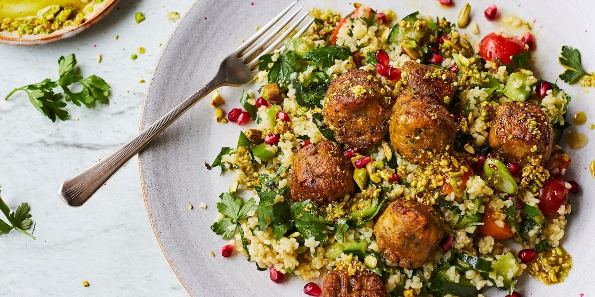 Recipe: Falafel tabbouleh salad