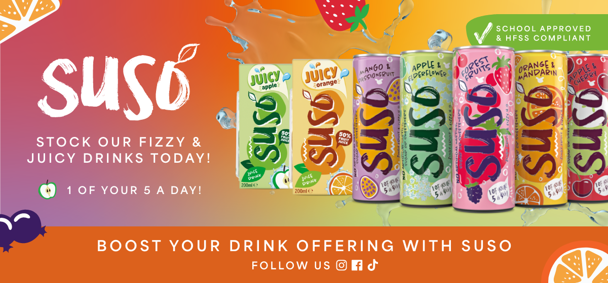 Stand out with the SUSO drinks range